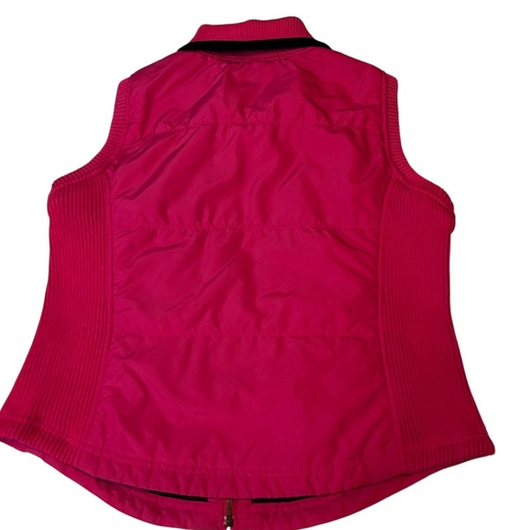 Tommy Hilfiger Pink Quilted Vest. Size Medium - Picture 2 of 7